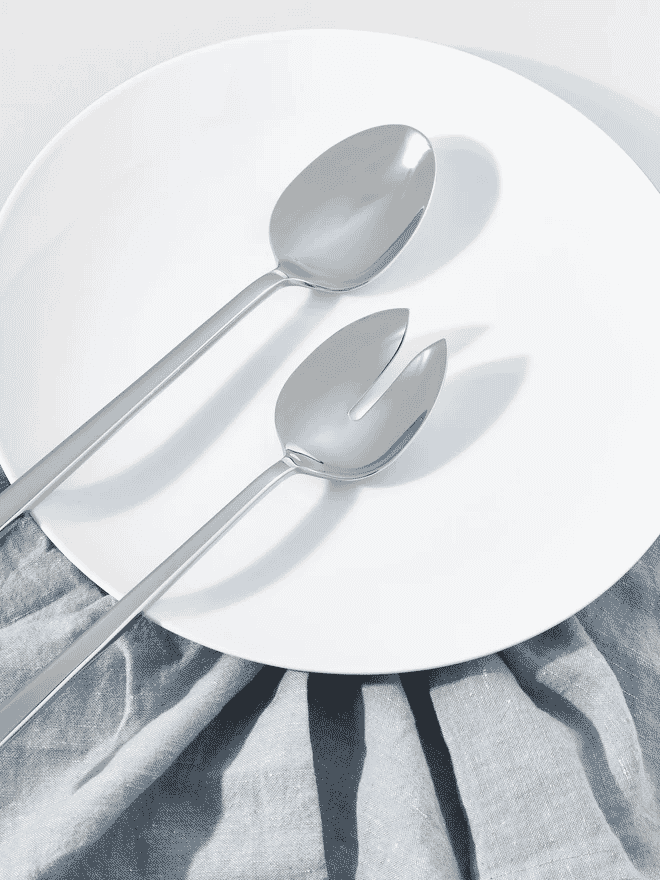 Westwing Collection: Mirror Polished Salad Servers Shine