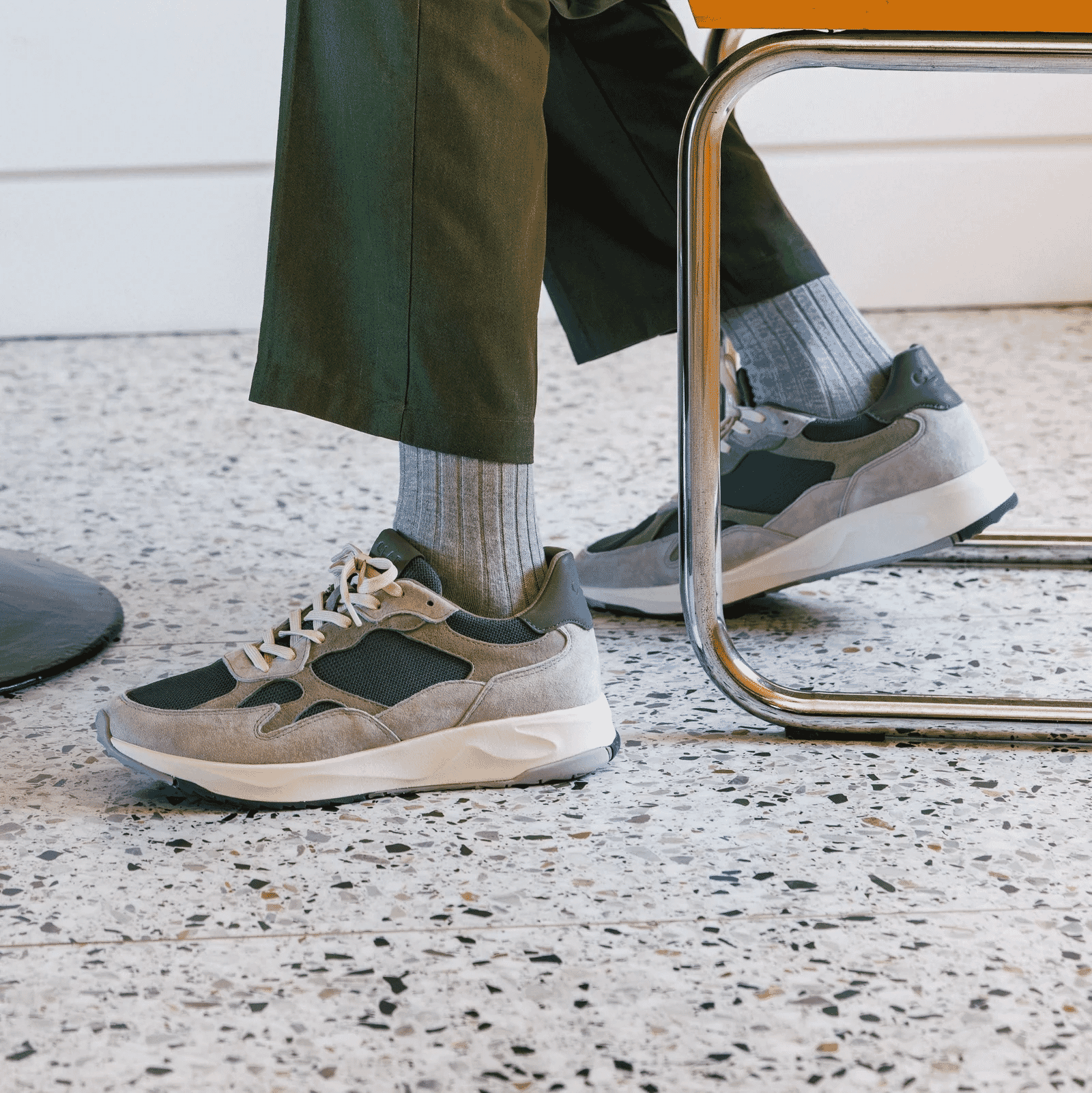 CLAE: ZUMA Quiet Gray Tea Sneaker