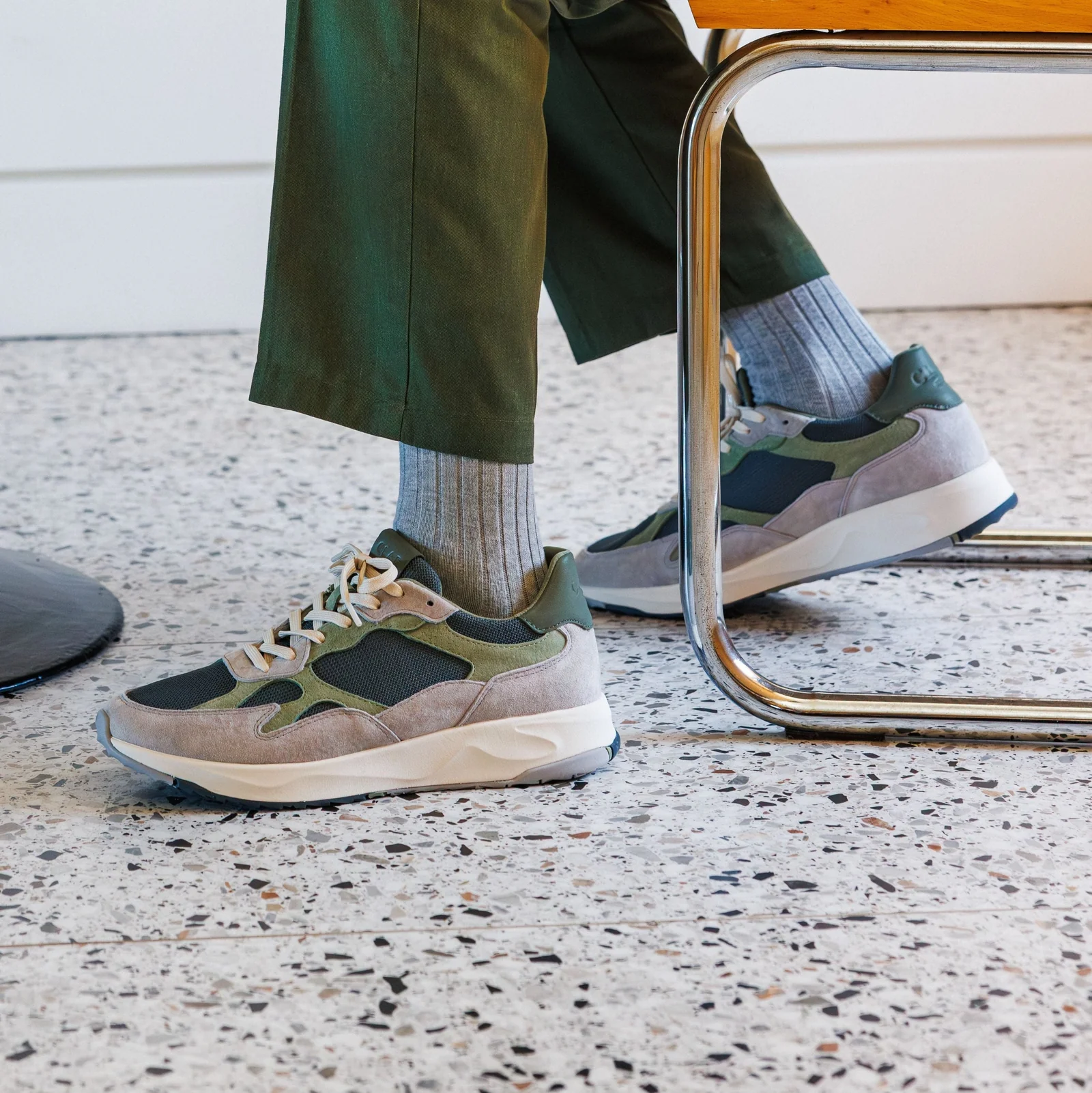 CLAE: ZUMA Quiet Gray Tea Sneaker