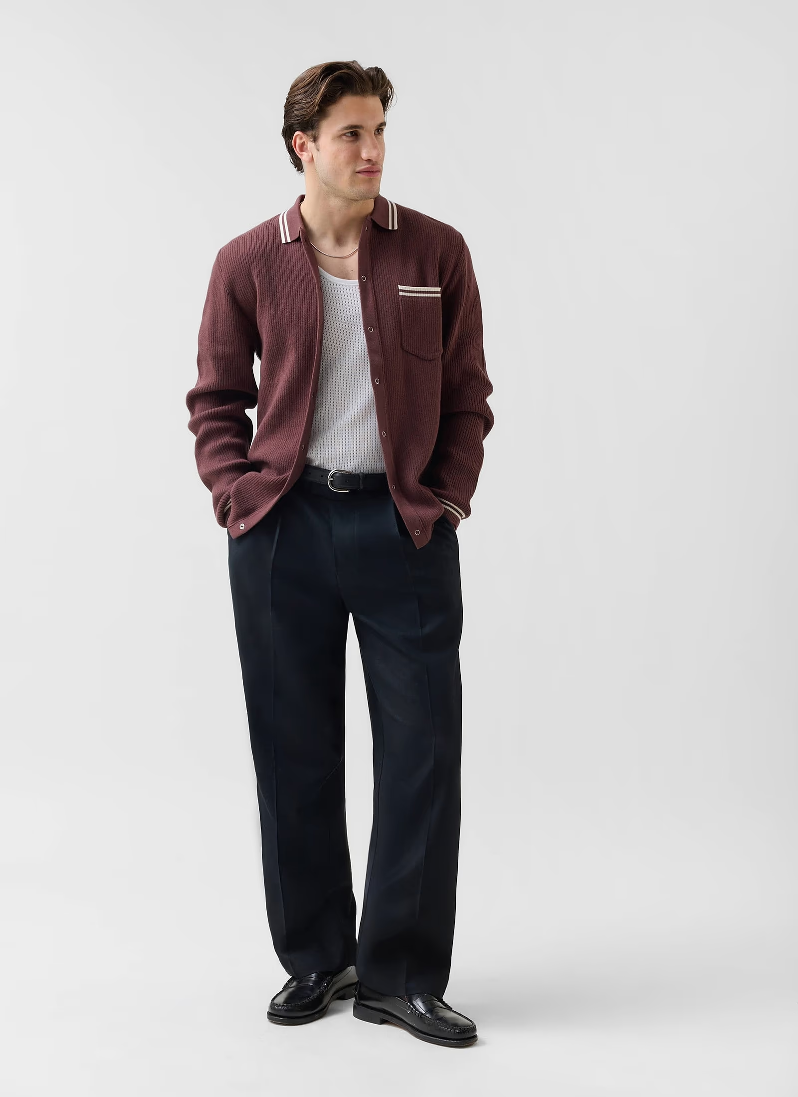PERCIVAL: Pablo Cotton Knitted Shirt
