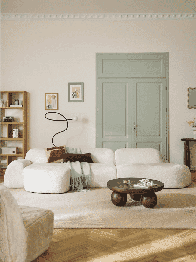 WESTWING: Modular Teddy Bouclé Corner Sofa