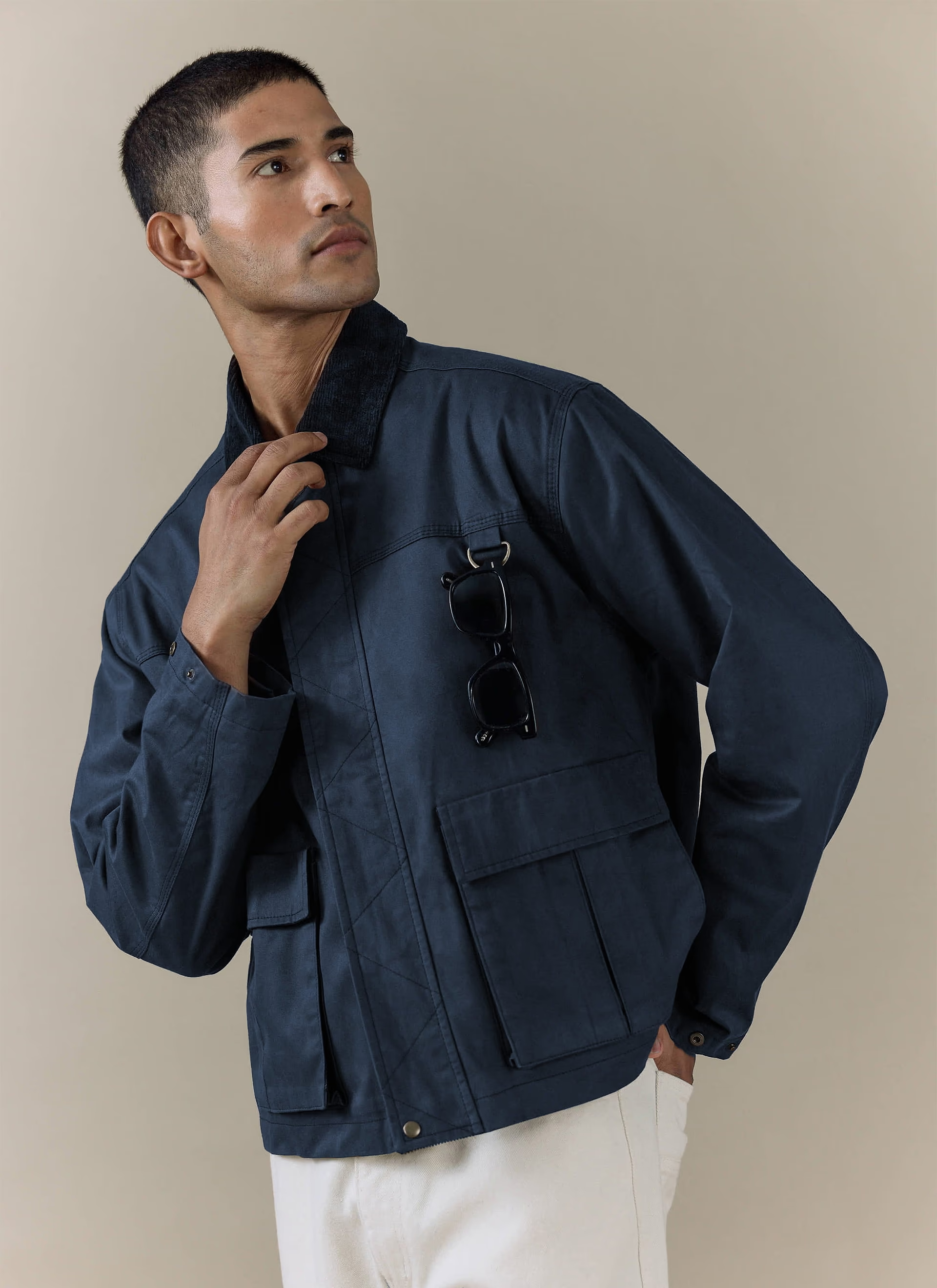 Percival: Wax Zip Jacket