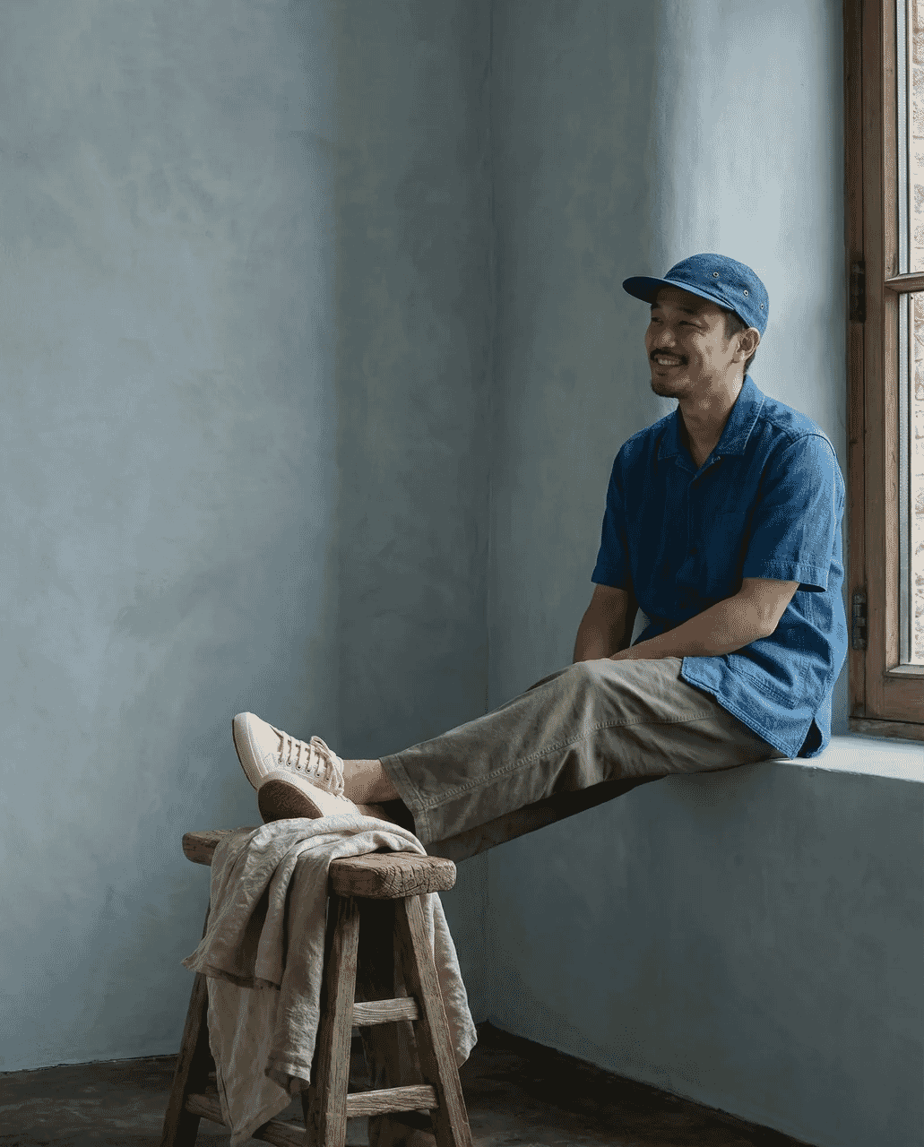 Form&amp;Thread: Indigo Herringbone Chore Shirt