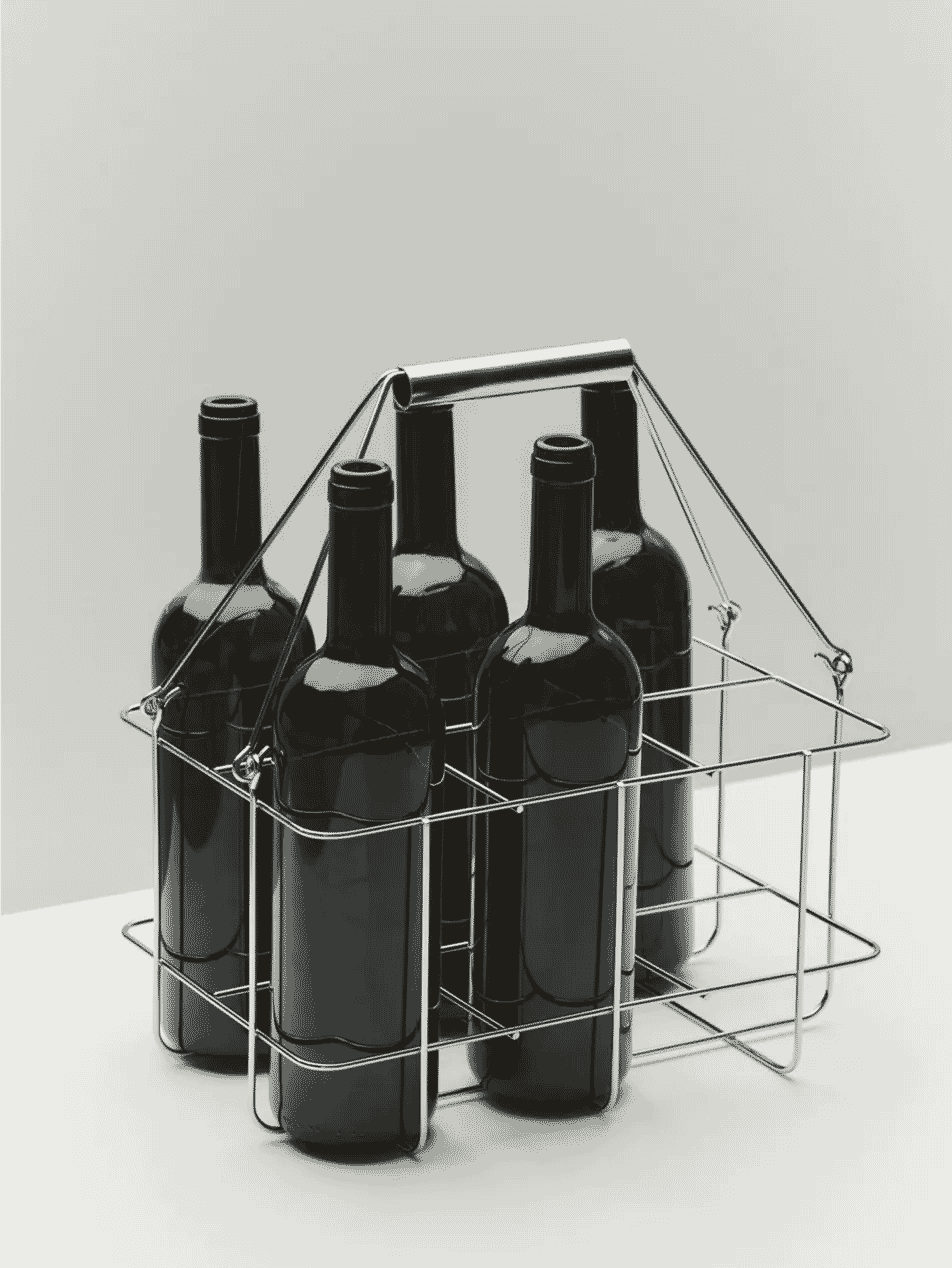 HAY: Outdoor Market Stainless-Steel Bottle Carrier