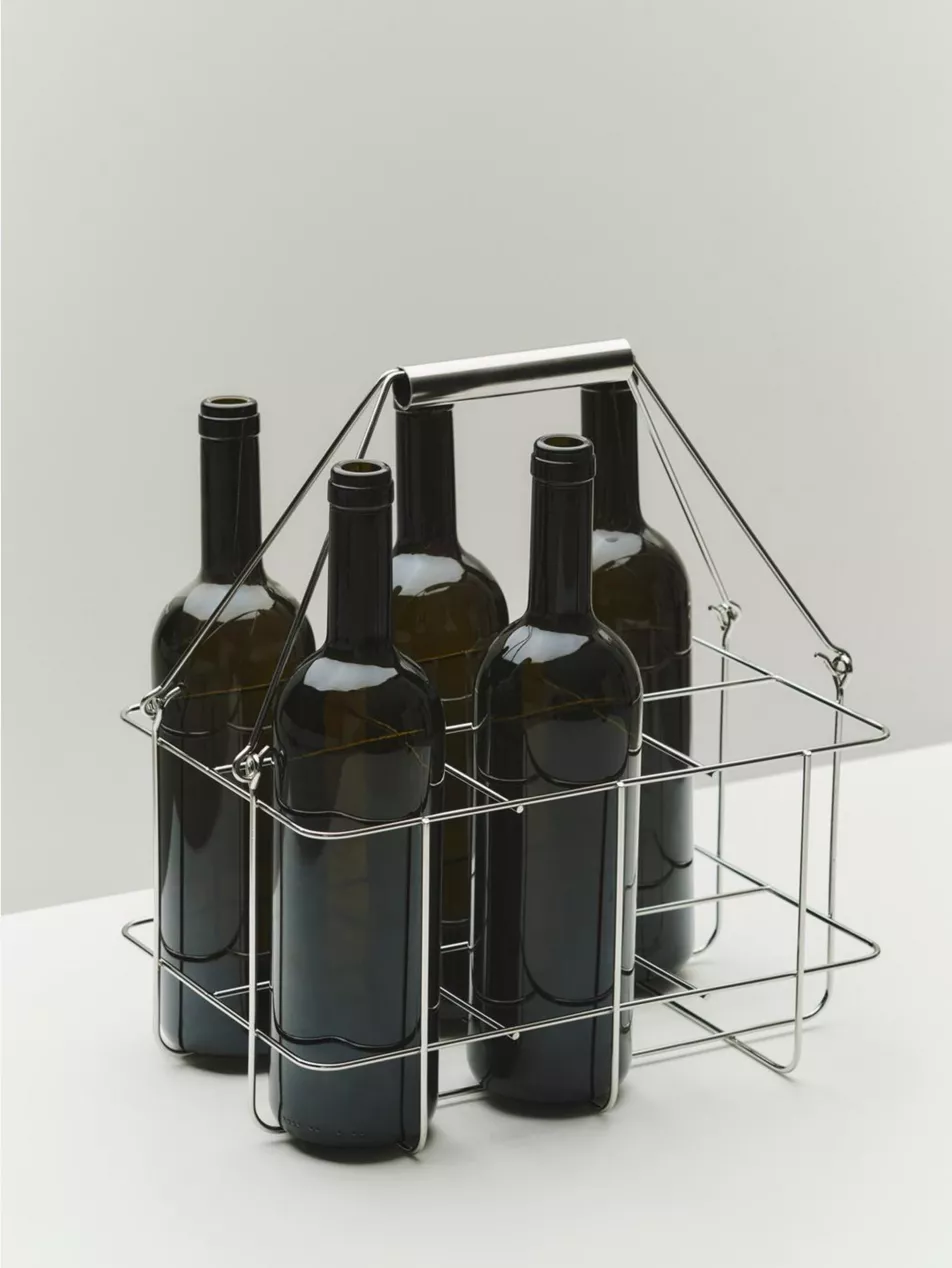 HAY: Outdoor Market Stainless-Steel Bottle Carrier