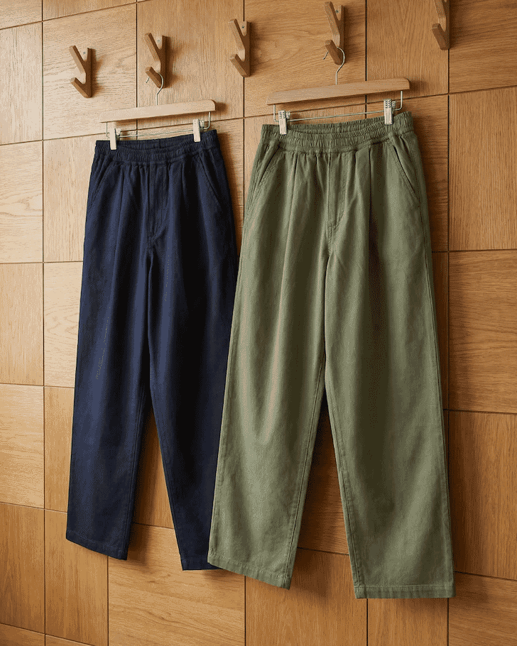 Form&amp;Thread: Drawstring Pleated Barrel Trouser