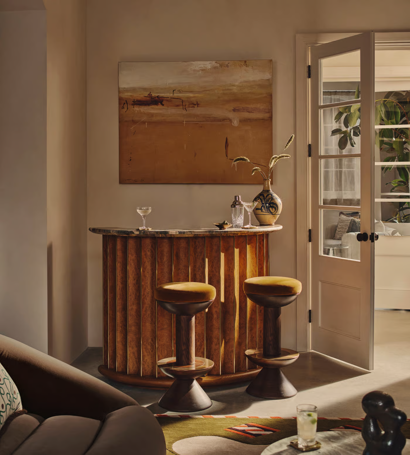 Soho Home: Kettner's Bar, Brazilian Quartzite Marble