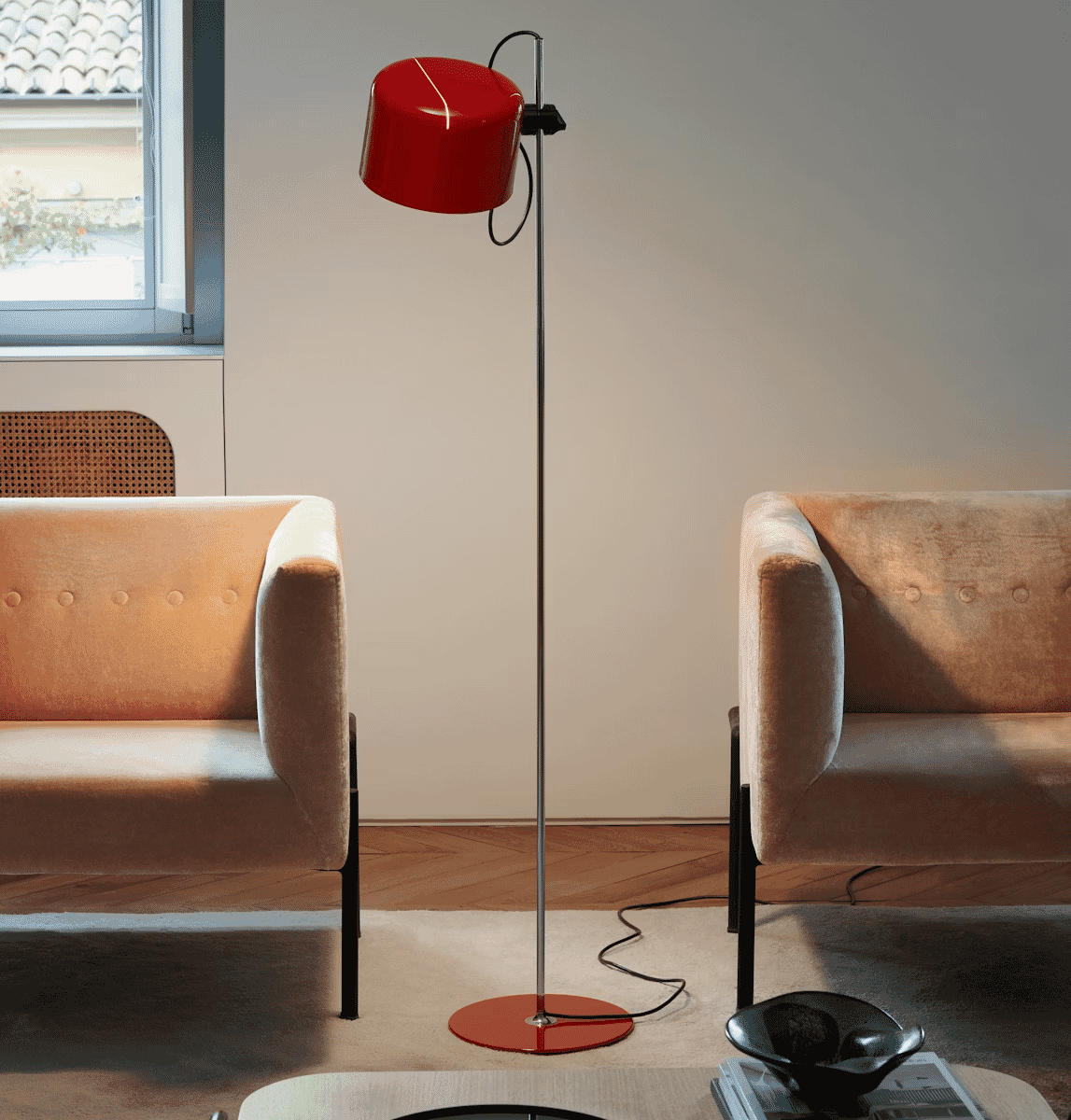 Oluce: Coupé Floor Lamp