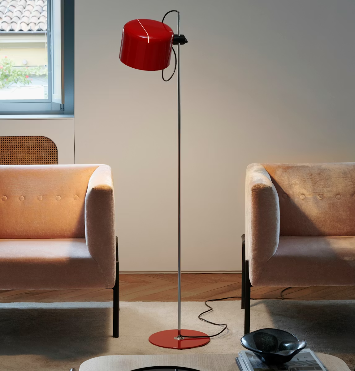 Oluce: Coupé Floor Lamp