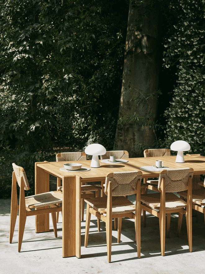 GUBI: Teak Wood Garden Table Atmosfera, Various Sizes