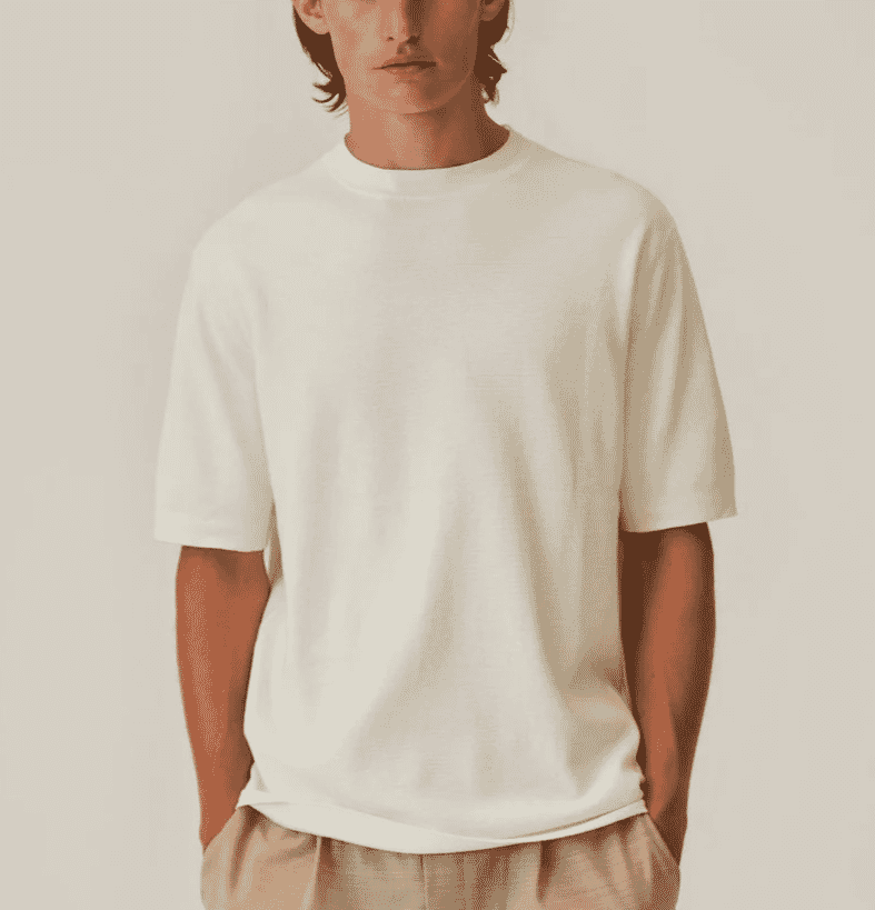 WAHTS: LANCE Combed Cotton Knitted T-Shirt