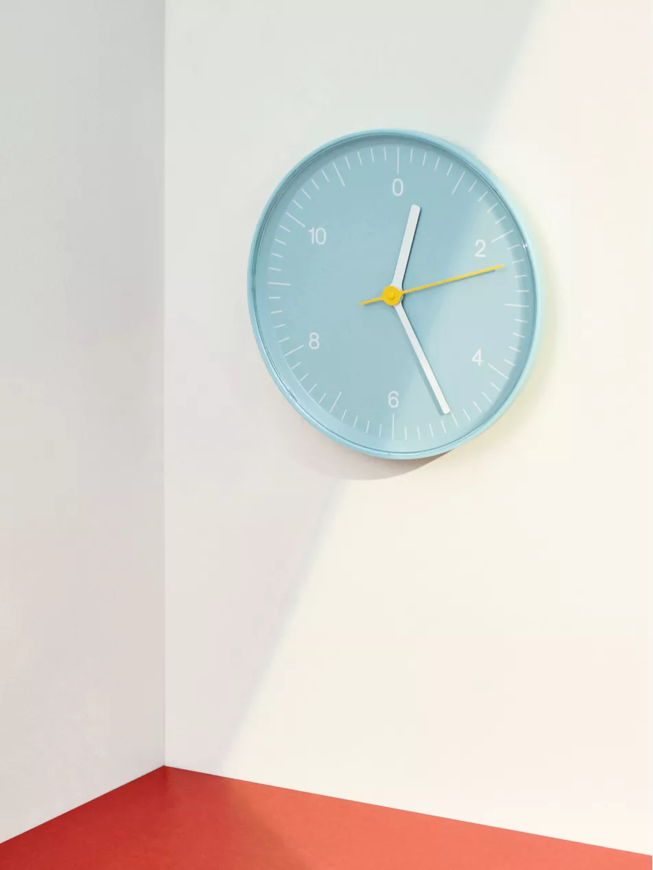 HAY: Jasper Morrison aluminium wall clock 26cm