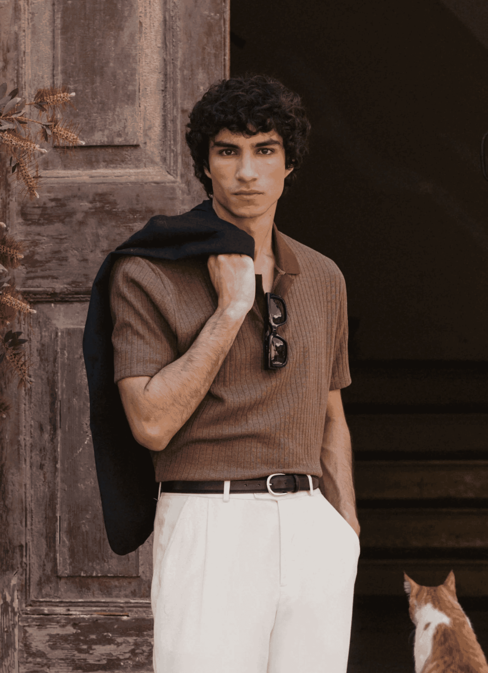 Percival: Anthony Ribbed Polo