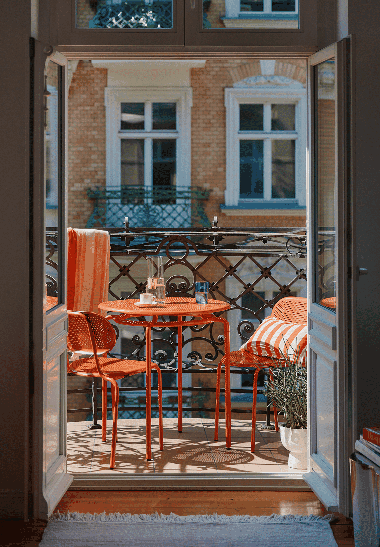 Westwing Collection: Round Garden Table Kumi, Ø 70 cm