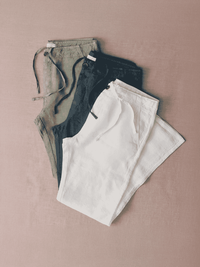Luca Faloni: Linen Lipari Trousers