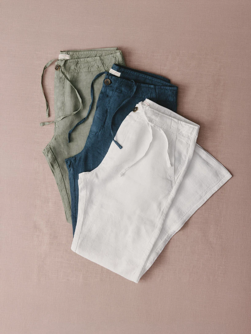 Luca Faloni: Linen Lipari Trousers