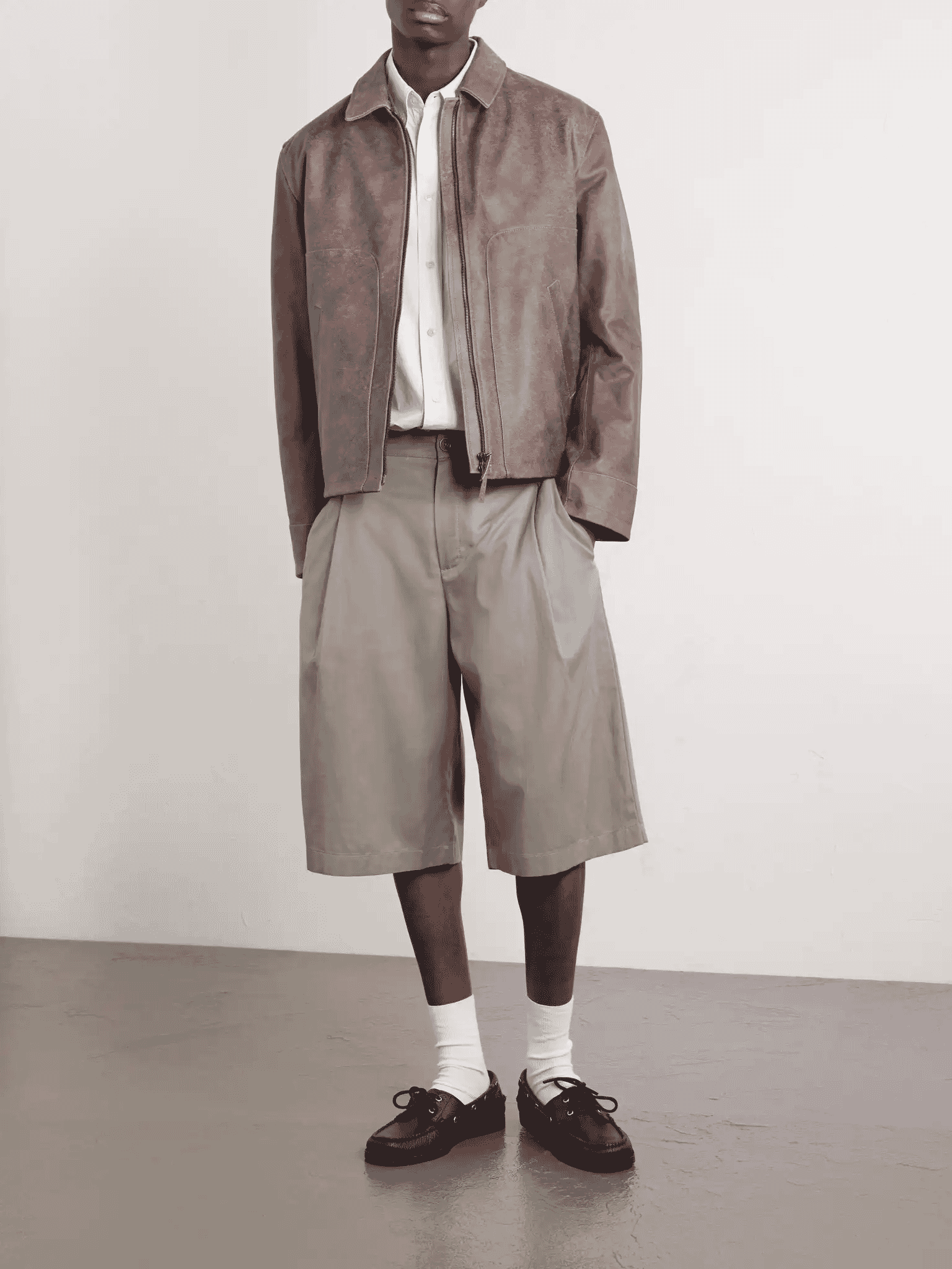 A KIND OF GUISE: Juno Straight-Leg Pleated Lyocell Shorts