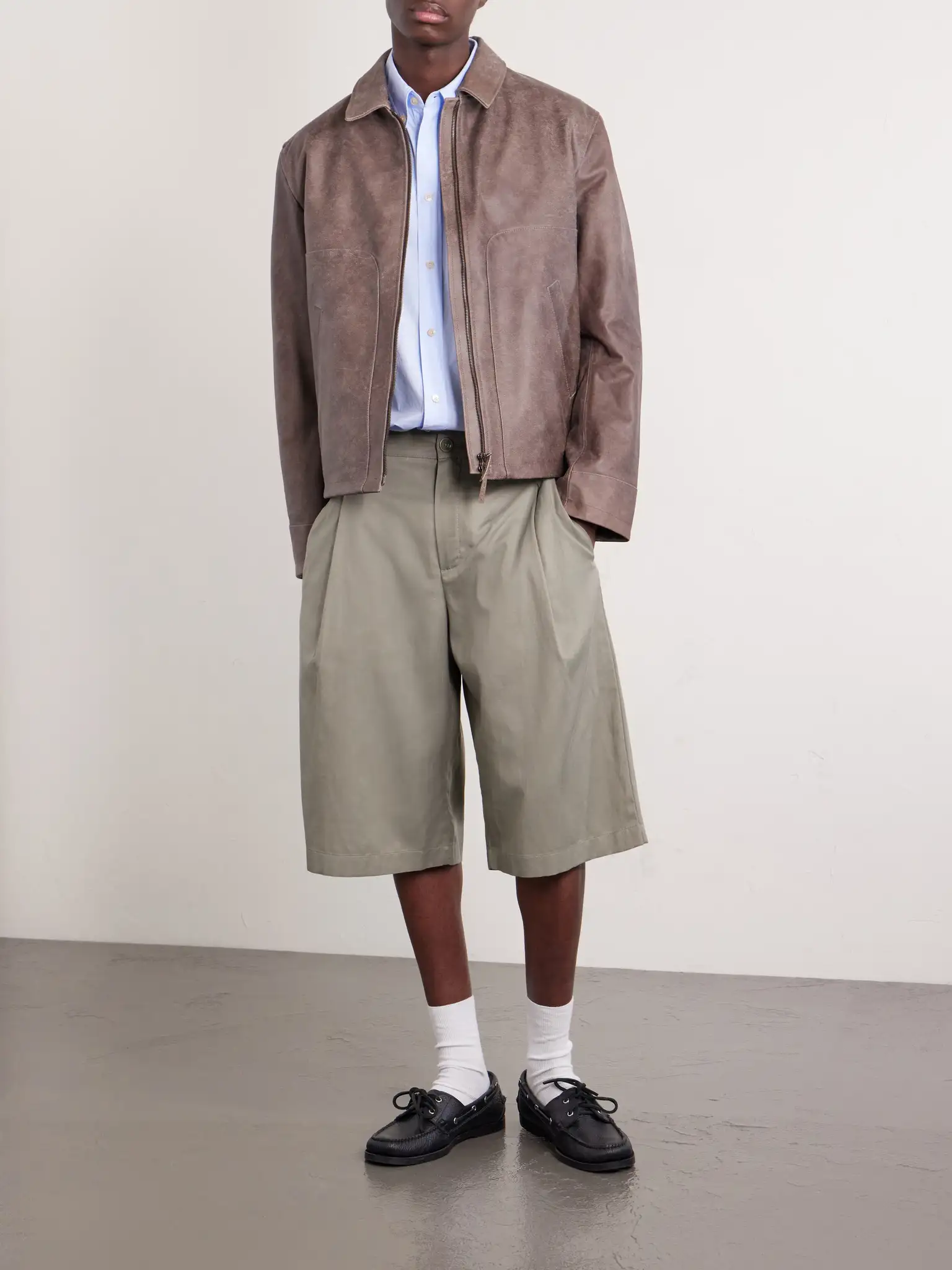 A KIND OF GUISE: Juno Straight-Leg Pleated Lyocell Shorts