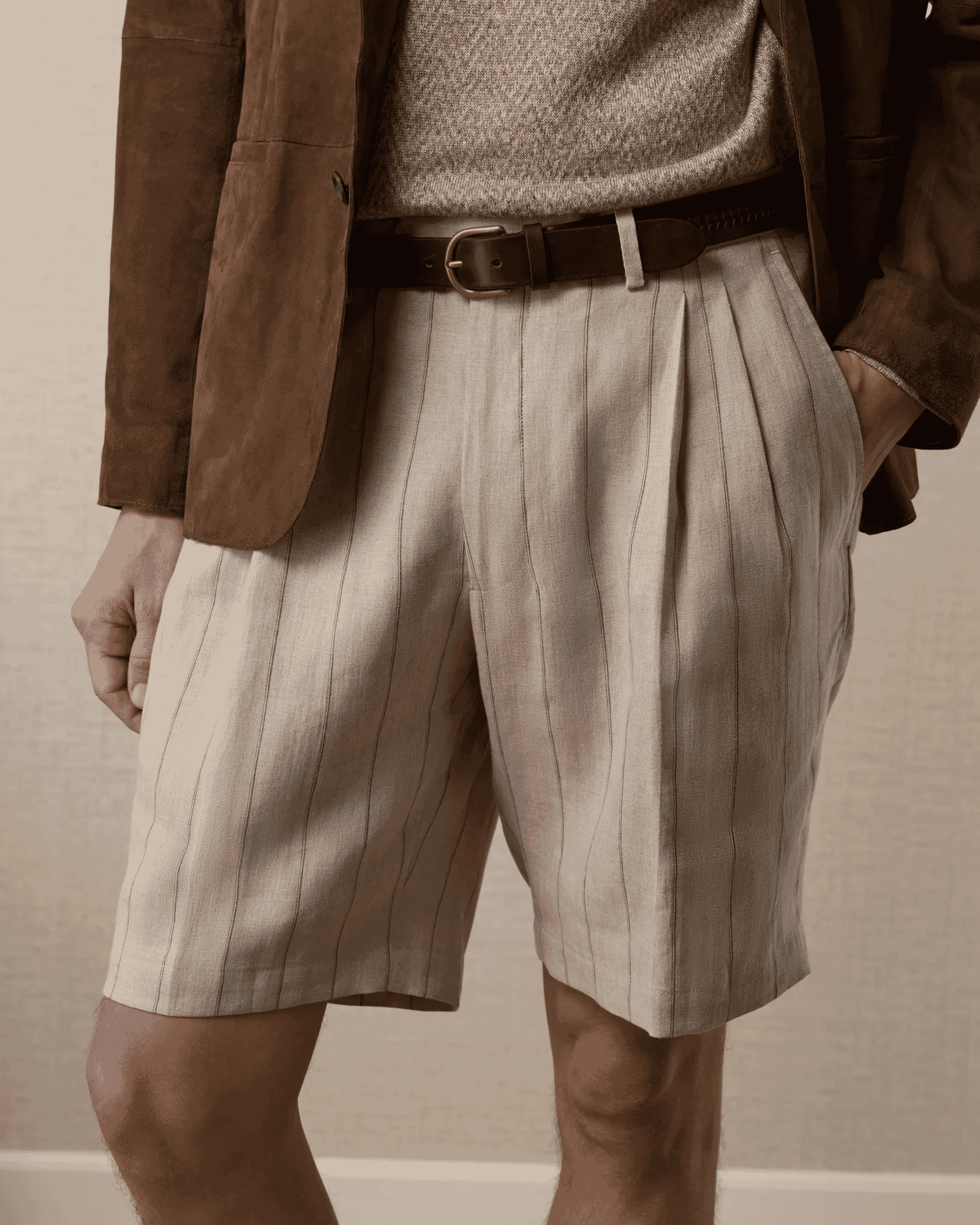 Velasca: Elmo 100% Linen Shorts
