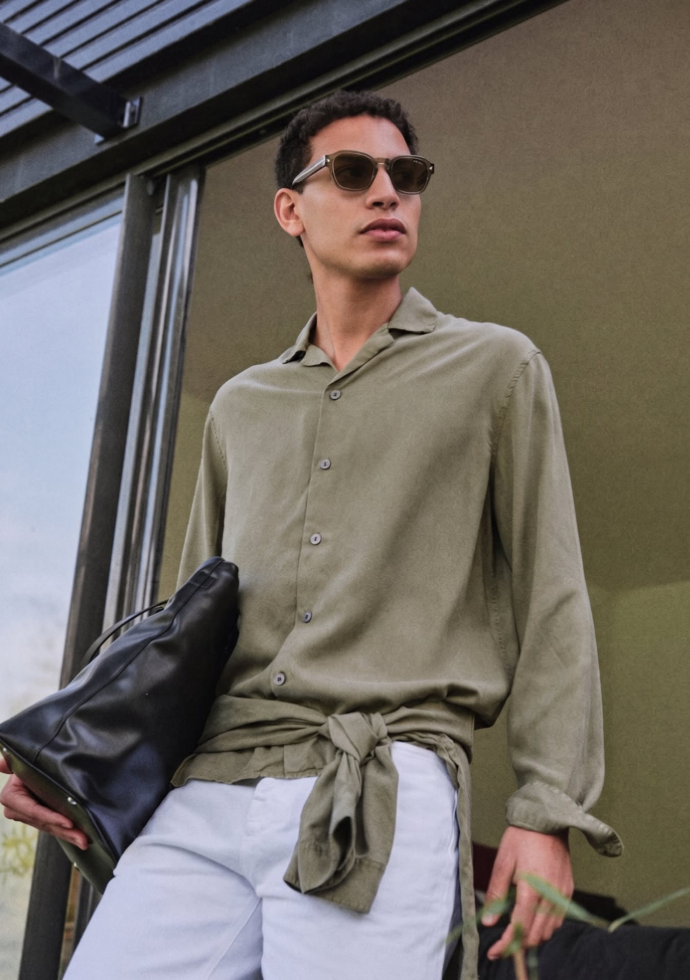 LESTRANGE: The Long Sleeve Cuban Collar Shirt