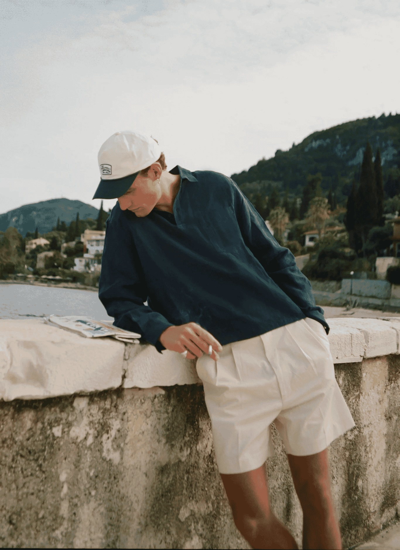 Percival: Alec Pullover Cropped Shirt