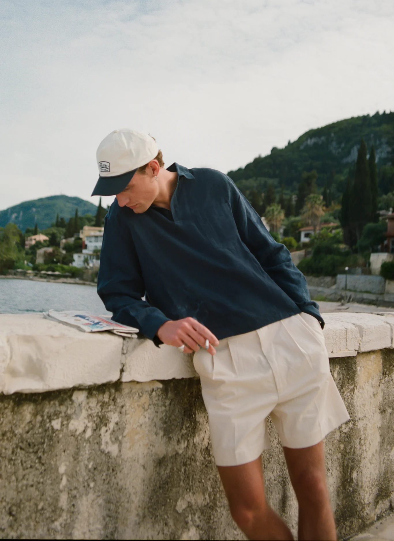 Percival: Alec Pullover Cropped Shirt