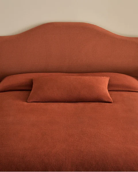 Nordic Knots: Burnt Red Headboard