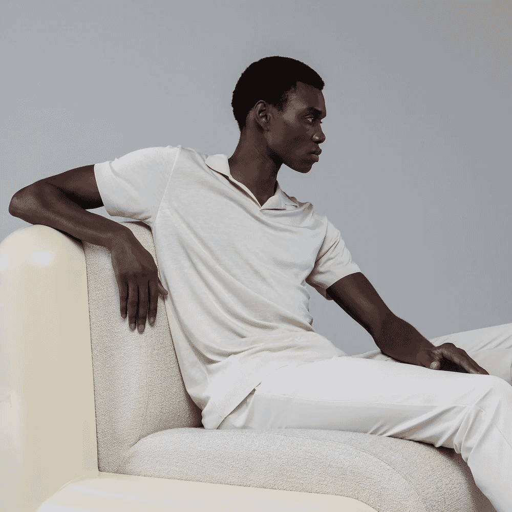 WAHTS: DALEY Jersey Luxury Jersey Open Collar Polo