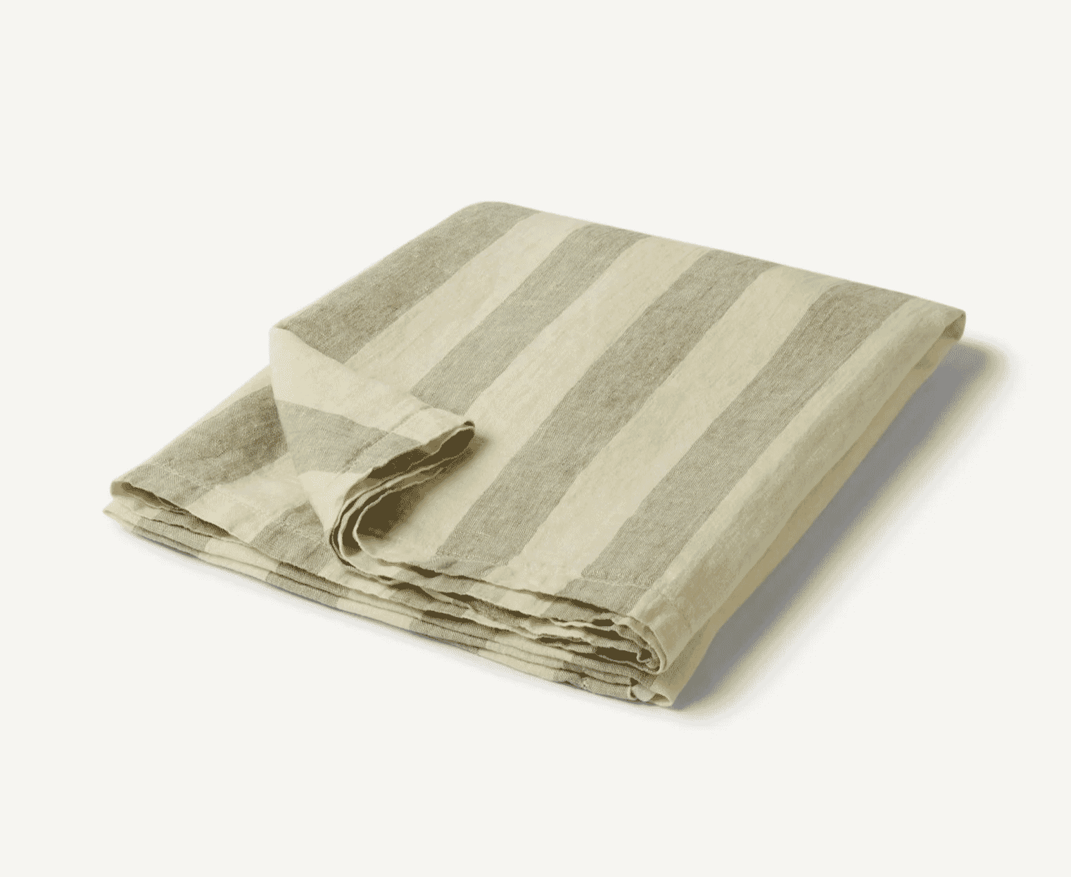 Frescobol Carioca: Wide-Stripe Linen Beach Towel