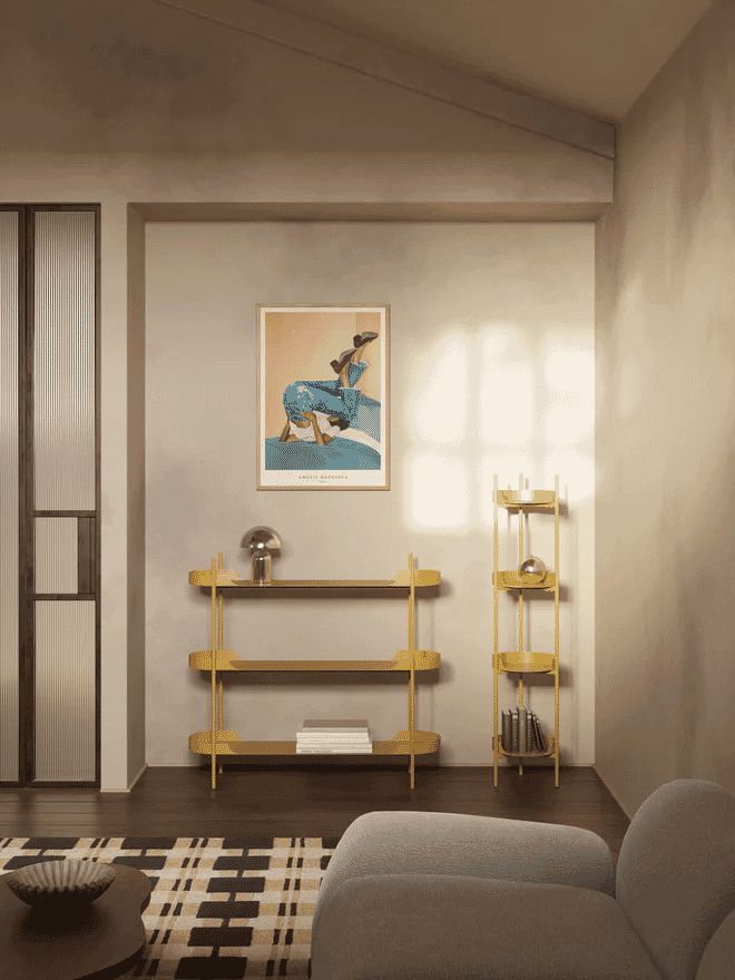 Taru: Metal Shelving Unit