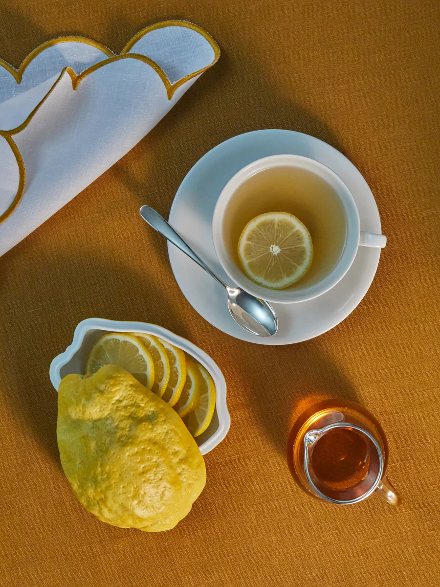 Augarten: Hand-Painted Porcelain Lemon Dish