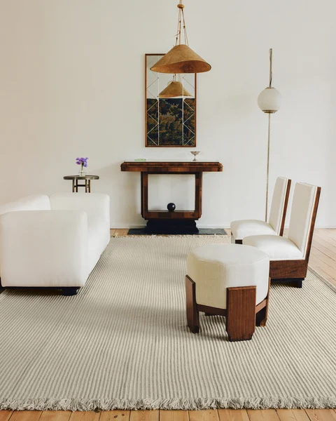 Nordic Knots: Contour Rug – Warm White