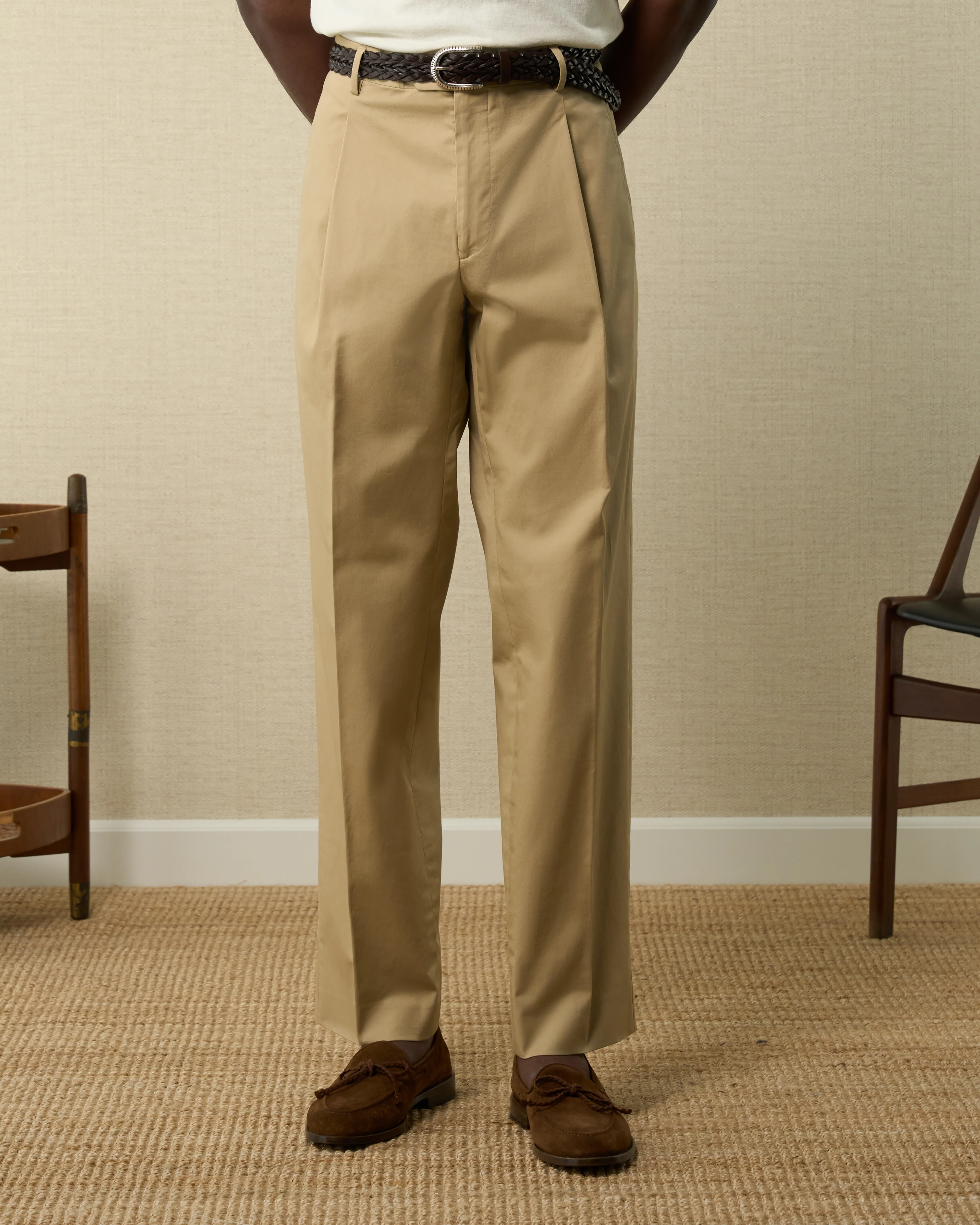 Velasca: Sirolo Pleated chinos