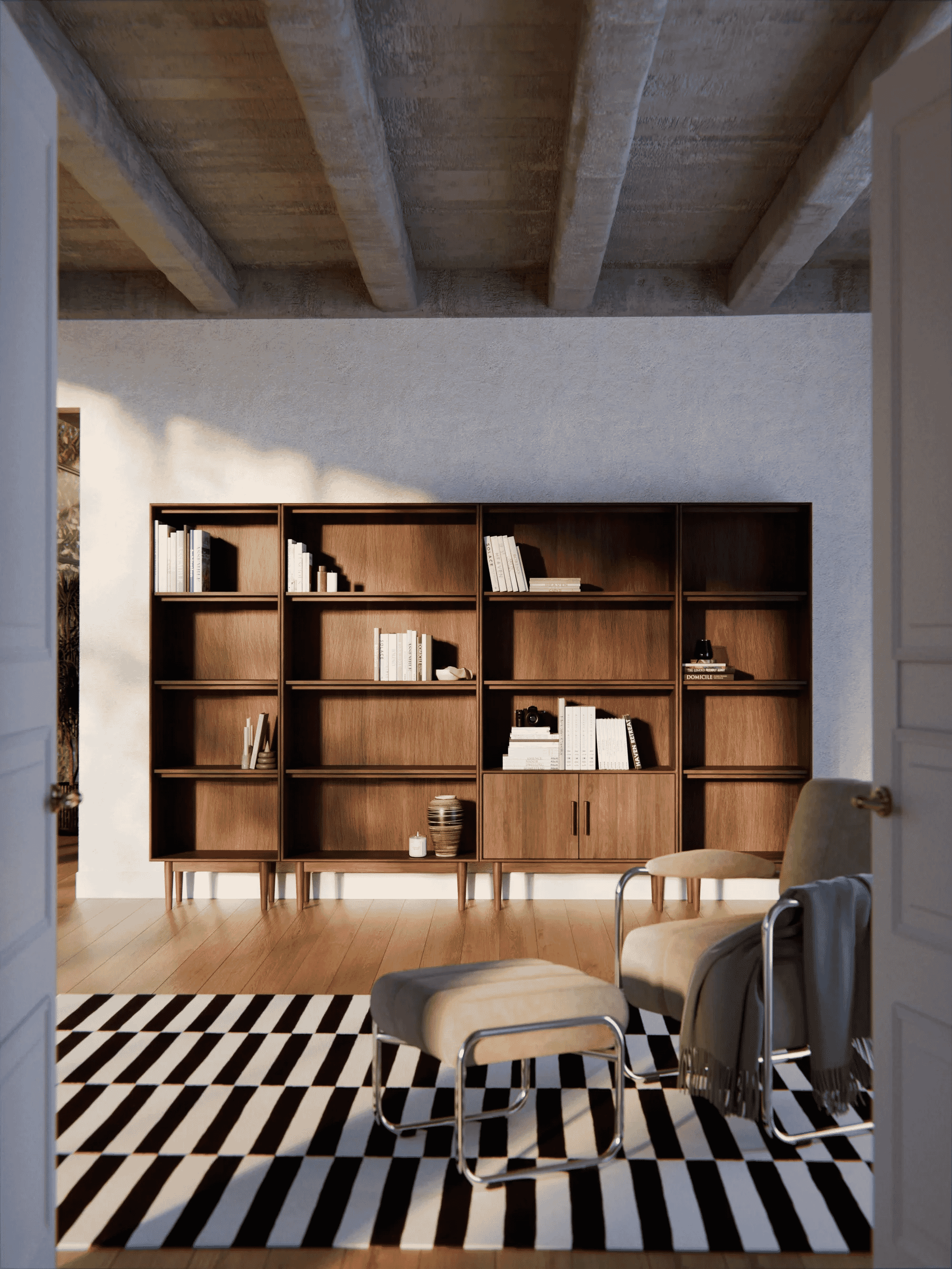 Westwing Collection: Paul Mango Wood High Shelf