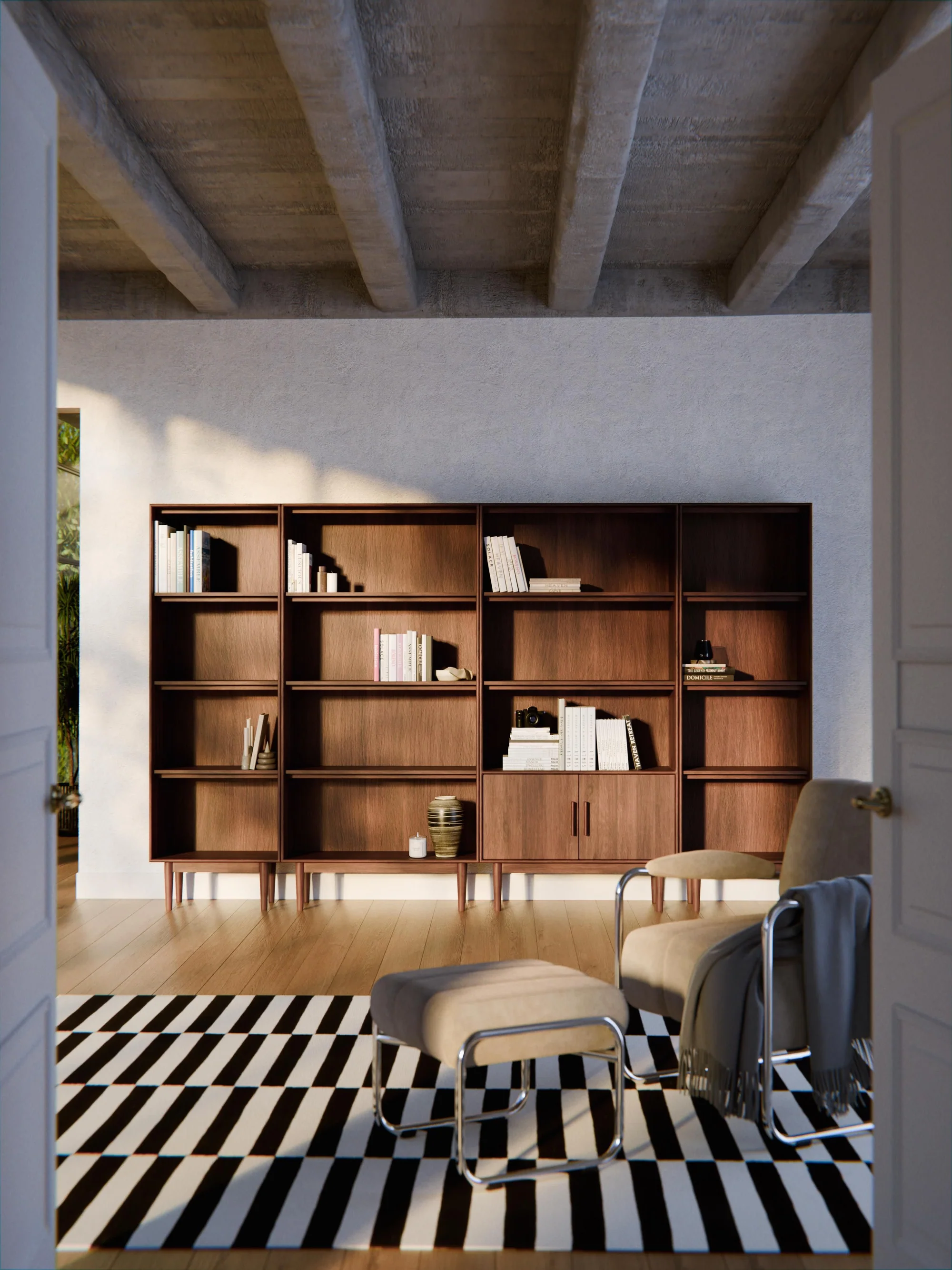 Westwing Collection: Paul Mango Wood High Shelf