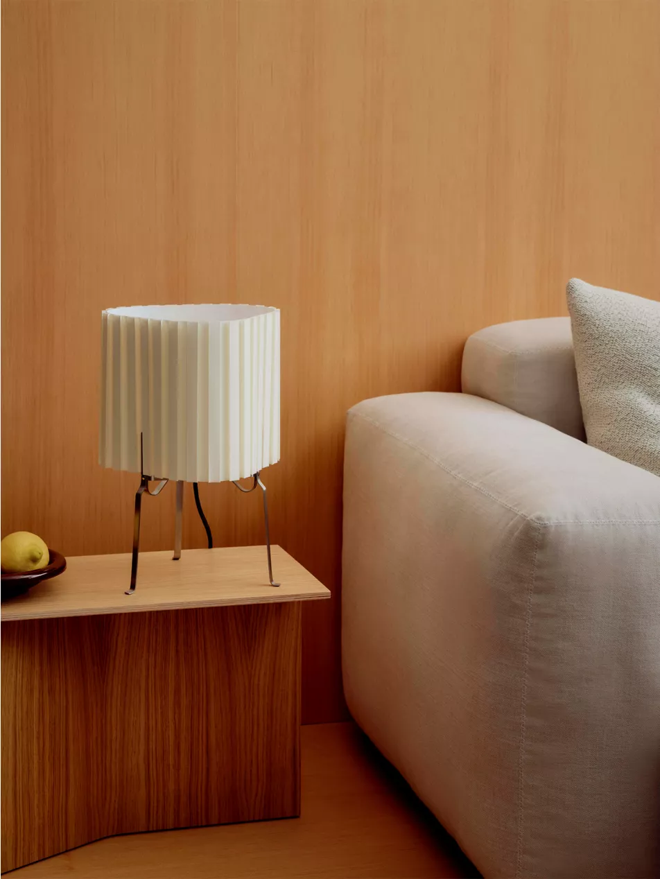 HAY: Canelé Stainless-Steel Table Lamp