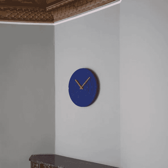 Raawii: Minos Horizon Blue Ceramic Clock