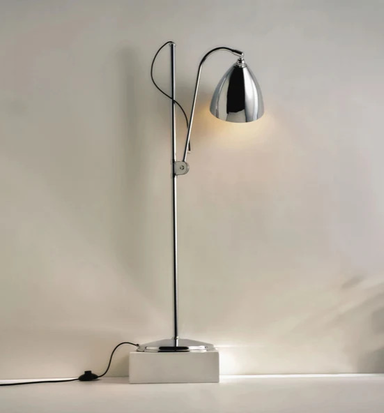 GUBI: Bestlite BL3 Floor Lamp - Large Shade - Brass / Brass