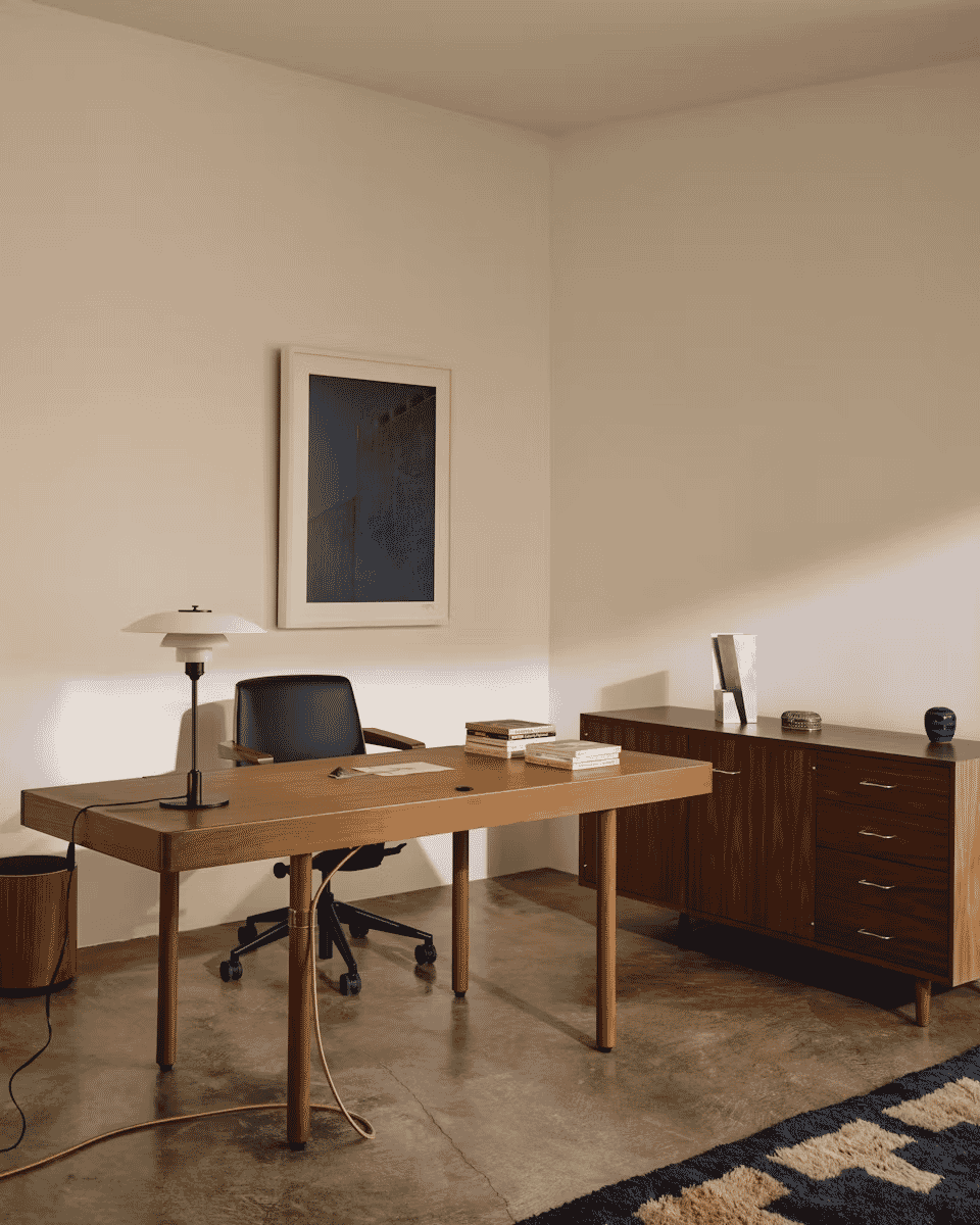 Geiger: New Canaan Wood Sit-to-Stand Desk