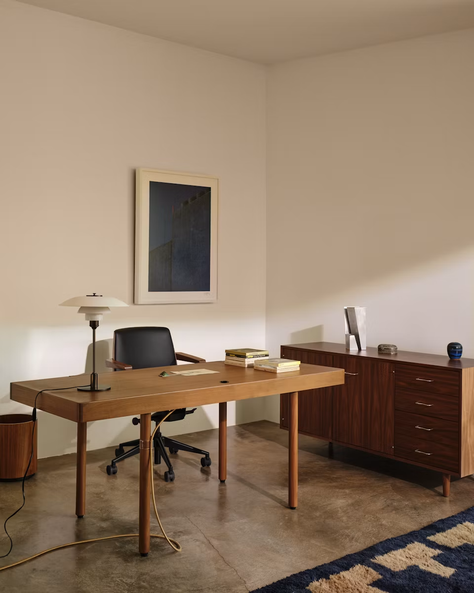 Geiger: New Canaan Wood Sit-to-Stand Desk