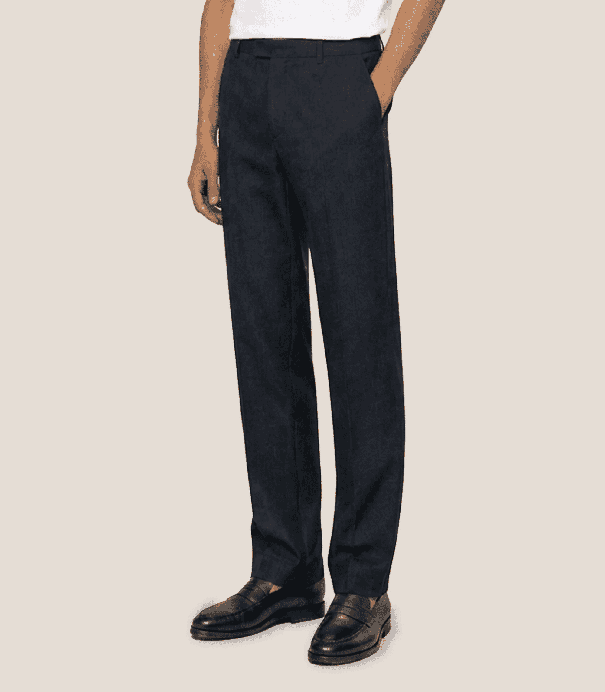 LESTRANGE: The 24 Trouser Linen Regular
