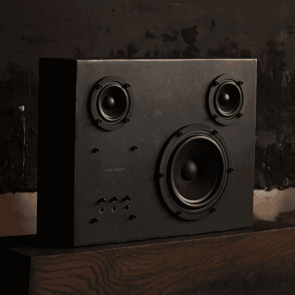 Transparent: Steel Speaker