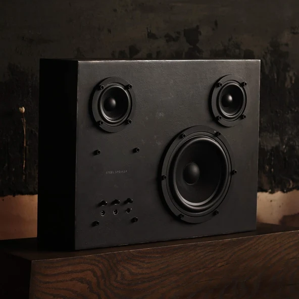 Transparent: Steel Speaker