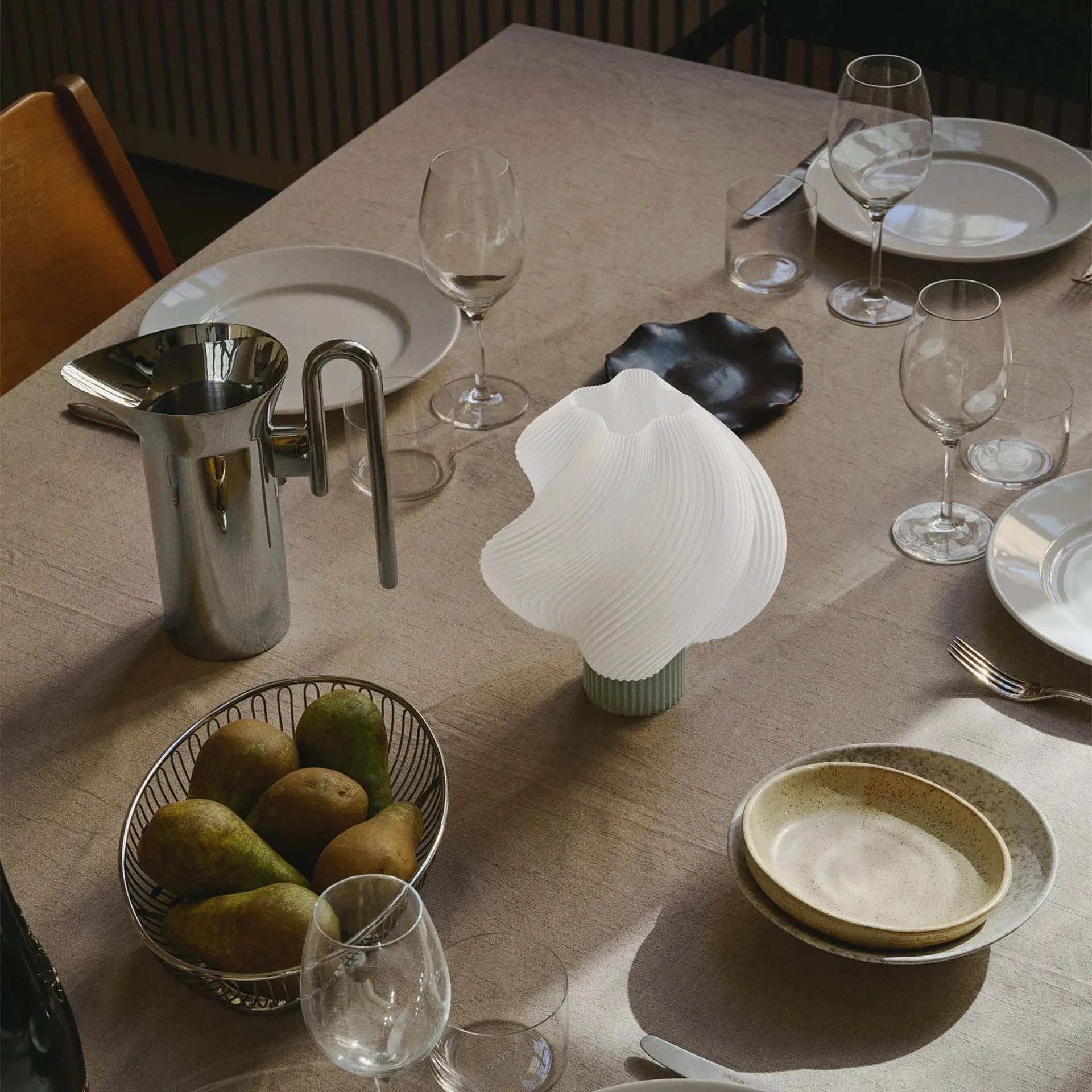 Crème Atelier: Soft Serve portable table lamp