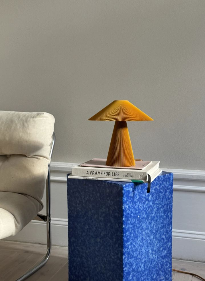 Manu Matters: Mustard Baby Jane table lamp