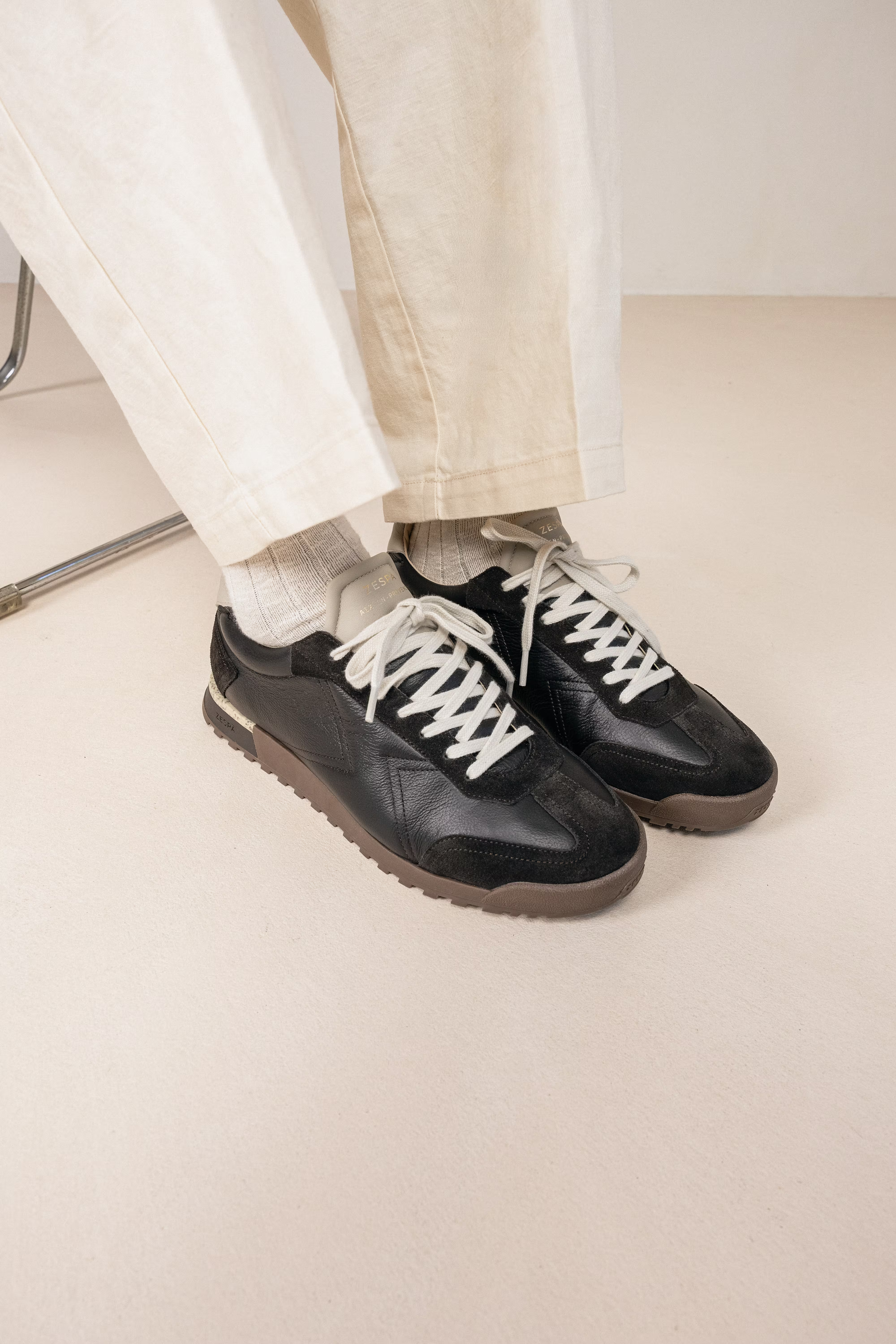 ZESPA: Nappa Suede Trainers