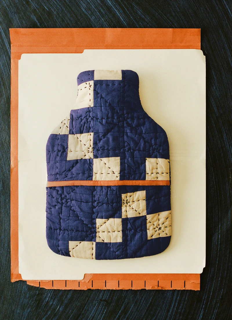 TOAST: Trellis Patchwork Hot Water Bottle Cover