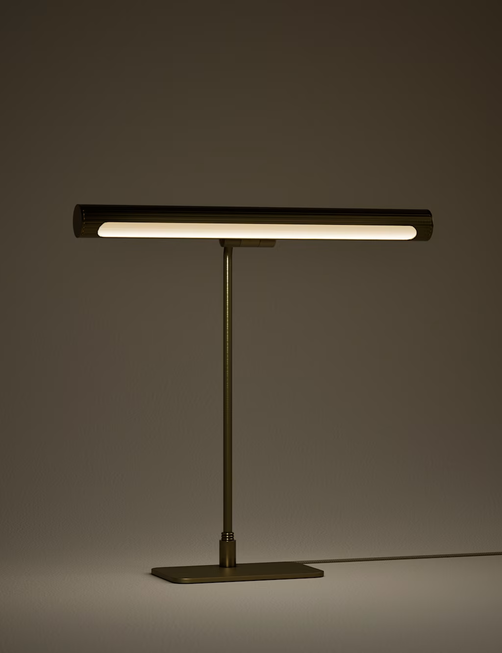 M&amp;S: Reeded Metal Banker's Light
