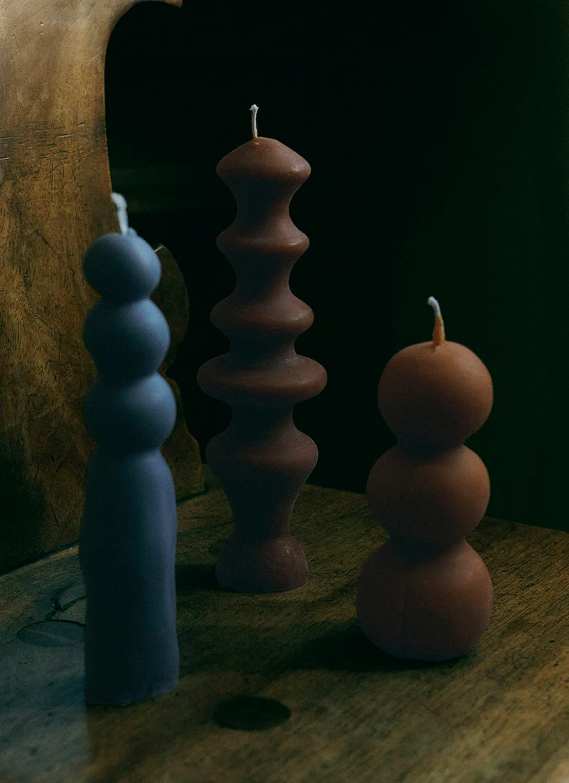 Astral: Sculptural Beeswax Candle