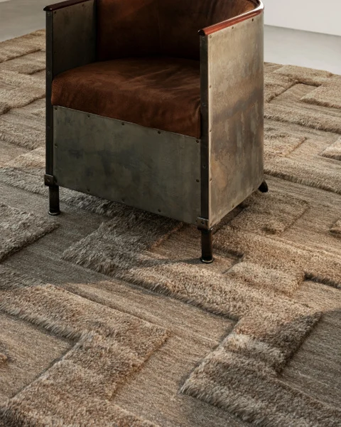 Nordic Knots: Brown Mix Rug